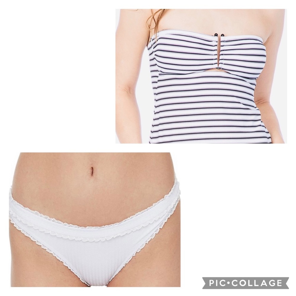 NWT Ralph Lauren Women’s Bathing Suit 6/S Blk/Wht